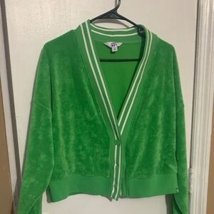 JoyLab Green Varsity Jacket